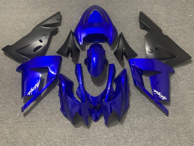 2004-2005 Bleu Brillant & Noir Kawasaki ZX10R Carénage Moto 2004-2005 Bleu Brillant & Noir Kawasaki ZX10R Carénage Moto