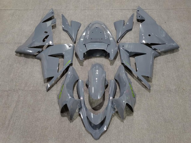 2004-2005 Gris Brillant & Vert Kawasaki ZX10R Carénage Moto 2004-2005 Gris Brillant & Vert Kawasaki ZX10R Carénage Moto