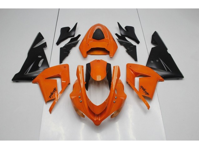 2004-2005 Ninja Orange Uni Kawasaki ZX10R Carénage Moto 2004-2005 Ninja Orange Uni Kawasaki ZX10R Carénage Moto