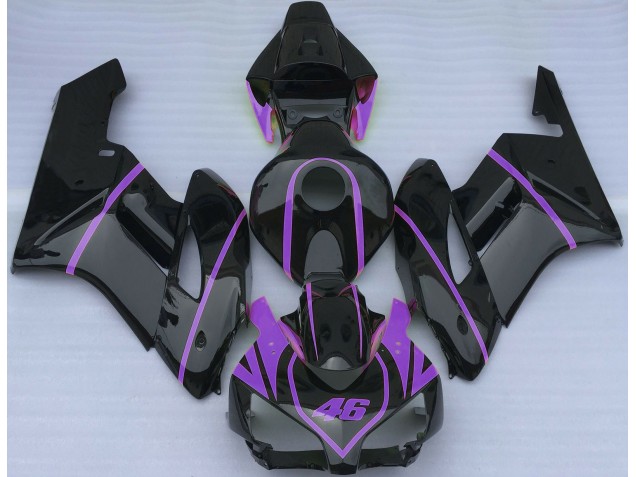 2004-2005 Noir Brillant & Violet Honda CBR1000RR Carénage Moto 2004-2005 Noir Brillant & Violet Honda CBR1000RR Carénage Moto