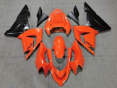 2004-2005 Orange Noir Kawasaki ZX10R Carénage Moto