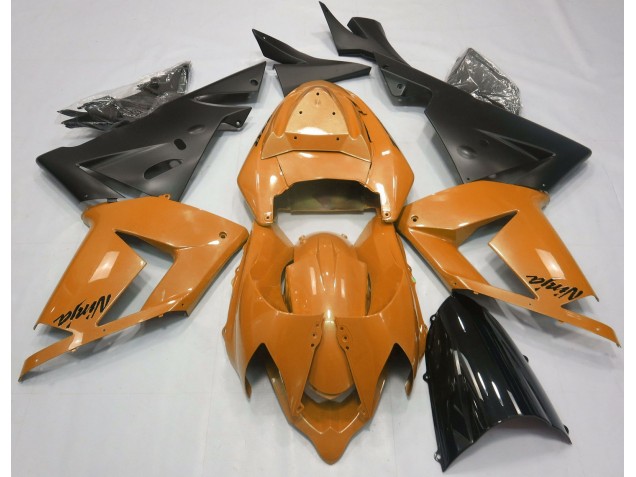 2004-2005 Orange Perle & Noir Kawasaki ZX10R Carénage Moto 2004-2005 Orange Perle & Noir Kawasaki ZX10R Carénage Moto
