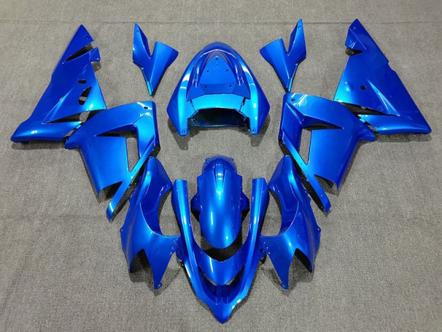 2004-2005 Perle Bleu Vif Kawasaki ZX10R Carénage Moto 2004-2005 Perle Bleu Vif Kawasaki ZX10R Carénage Moto