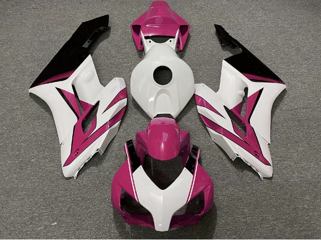 2004-2005 Rose Blanc & Noir Brillant Honda CBR1000RR Carénage Moto 2004-2005 Rose Blanc & Noir Brillant Honda CBR1000RR Carénage Moto