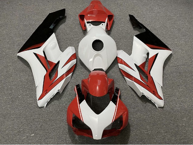 2004-2005 Rouge Blanc & Noir Brillant Honda CBR1000RR Carénage Moto 2004-2005 Rouge Blanc & Noir Brillant Honda CBR1000RR Carénage Moto