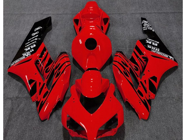 2004-2005 Rouge Brillant Flamme Honda CBR1000RR Carénage Moto 2004-2005 Rouge Brillant Flamme Honda CBR1000RR Carénage Moto