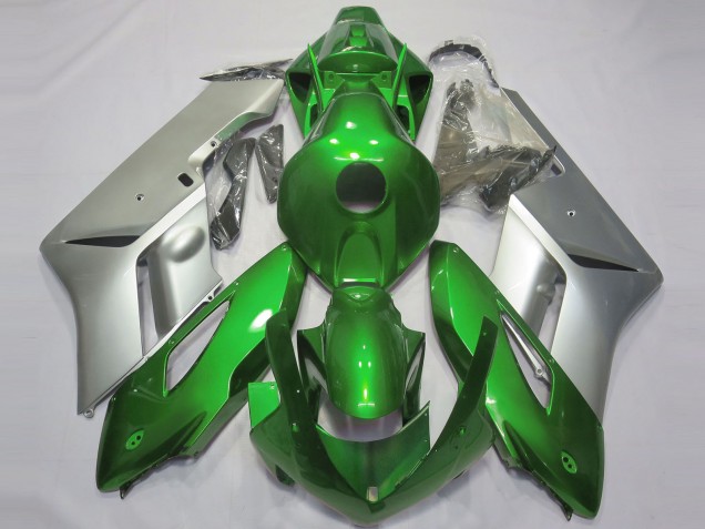 2004-2005 Vert Brillant & Argent Honda CBR1000RR Carénage Moto 2004-2005 Vert Brillant & Argent Honda CBR1000RR Carénage Moto