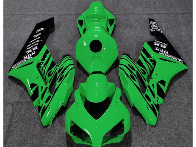 2004-2005 Vert Brillant Flamme Honda CBR1000RR Carénage Moto 2004-2005 Vert Brillant Flamme Honda CBR1000RR Carénage Moto