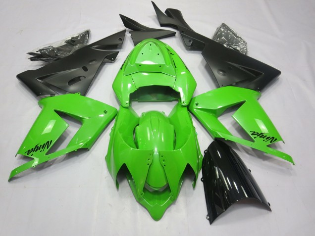2004-2005 Vert Total Kawasaki ZX10R Carénage Moto 2004-2005 Vert Total Kawasaki ZX10R Carénage Moto