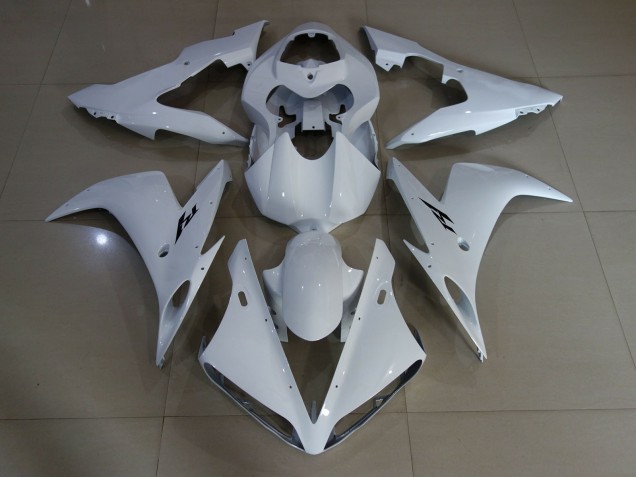2004-2006 Blanc Brillant Yamaha R1 Carénage Moto 2004-2006 Blanc Brillant Yamaha R1 Carénage Moto