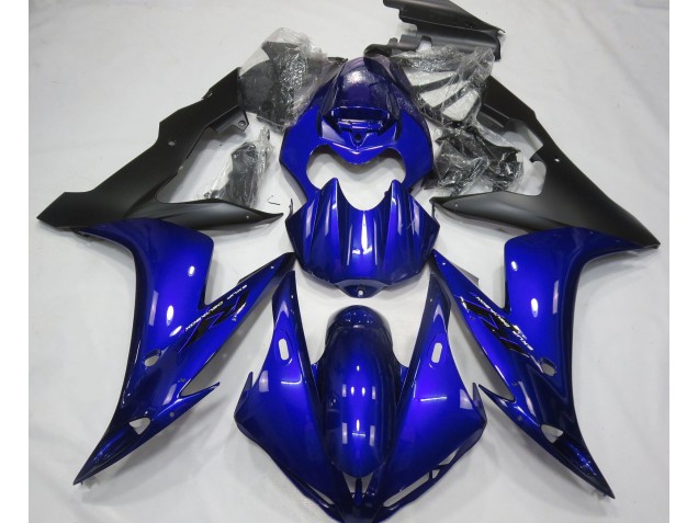2004-2006 Bleu Brillant & Noir Yamaha R1 Carénage Moto 2004-2006 Bleu Brillant & Noir Yamaha R1 Carénage Moto