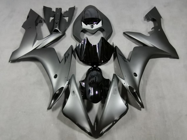 2004-2006 Gris Mat & Noir Brillant Yamaha R1 Carénage Moto 2004-2006 Gris Mat & Noir Brillant Yamaha R1 Carénage Moto