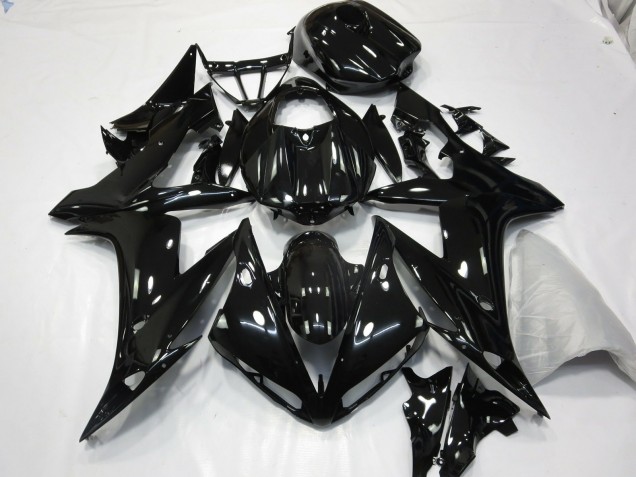 2004-2006 Noir Brillant Yamaha R1 Carénage Moto 2004-2006 Noir Brillant Yamaha R1 Carénage Moto