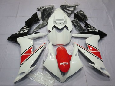 2004-2006 OEM Style Rouge & Blanc Yamaha R1 Carénage Moto