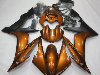 2004-2006 Orange Brillant & Noir Yamaha R1 Carénage Moto