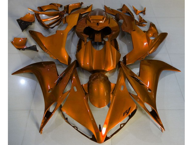 2004-2006 Orange Foncé Yamaha R1 Carénage Moto 2004-2006 Orange Foncé Yamaha R1 Carénage Moto