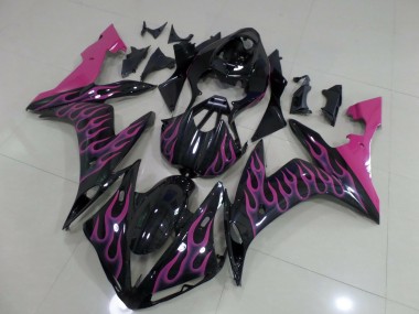 2004-2006 Rose Flamme Yamaha R1 Carénage Moto
