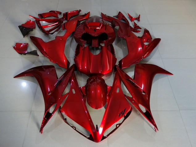 2004-2006 Rouge Foncé Yamaha R1 Carénage Moto 2004-2006 Rouge Foncé Yamaha R1 Carénage Moto