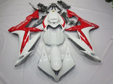 2004-2006 Style Blanc & Rouge Yamaha R1 Carénage Moto