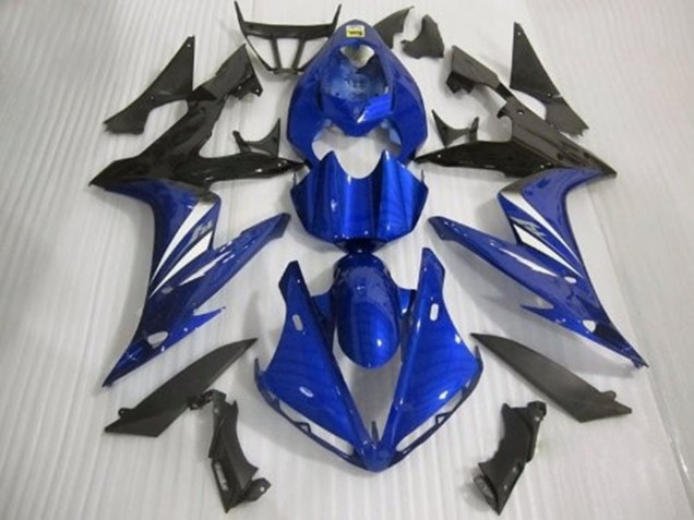 2004-2006 Style Brillant Bleu Noir & Blanc Yamaha R1 Carénage Moto 2004-2006 Style Brillant Bleu Noir & Blanc Yamaha R1 Carénage Moto