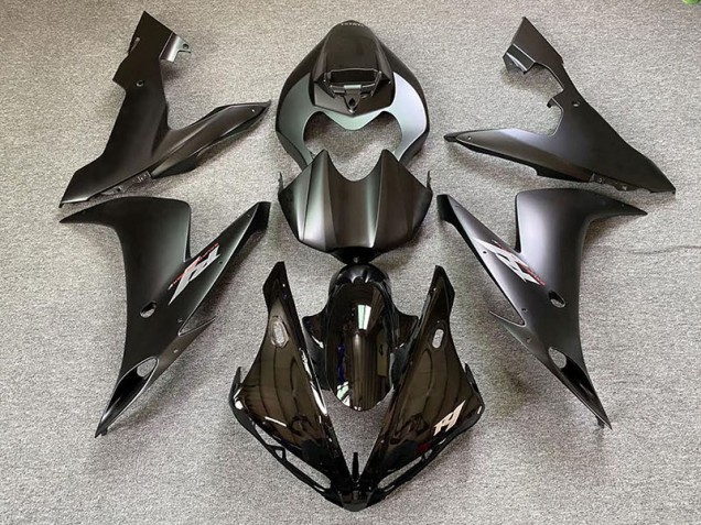 2004-2006 Style Noir Mat Yamaha R1 Carénage Moto 2004-2006 Style Noir Mat Yamaha R1 Carénage Moto