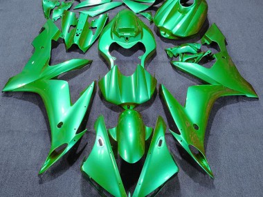 2004-2006 Vert Uni Yamaha R1 Carénage Moto