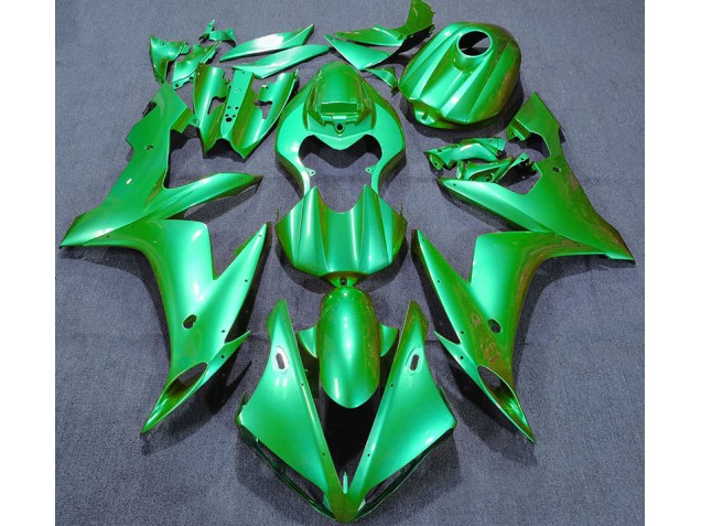 2004-2006 Vert Uni Yamaha R1 Carénage Moto 2004-2006 Vert Uni Yamaha R1 Carénage Moto