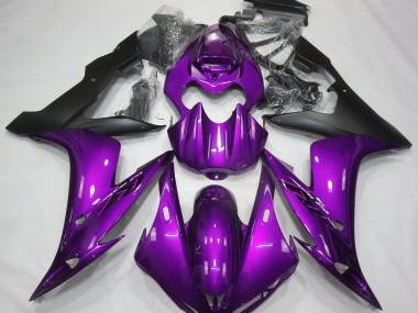 2004-2006 Violet Brillant & Noir Yamaha R1 Carénage Moto