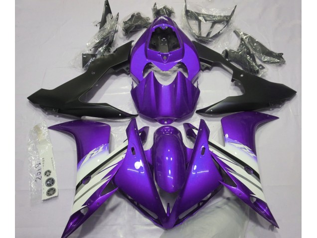 2004-2006 Violet Vif & Blanc Yamaha R1 Carénage Moto