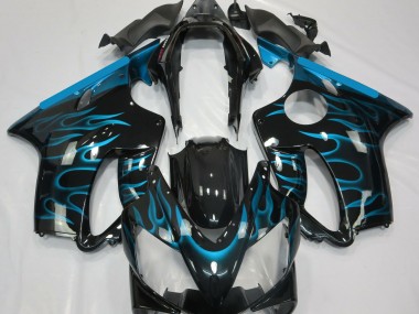2004-2007 Bleu Clair Flamme Honda CBR600 F4i Carénage Moto