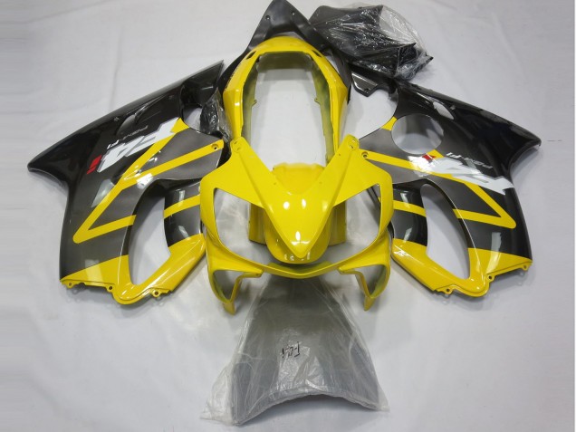 2004-2007 Jaune & Argent Honda CBR600 F4i Carénage Moto 2004-2007 Jaune & Argent Honda CBR600 F4i Carénage Moto