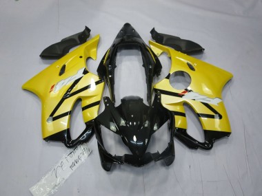 2004-2007 Jaune Perle Noir Brillant Honda CBR600 F4i Carénage Moto