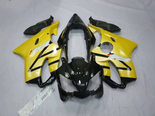 2004-2007 Jaune Perle Noir Brillant Honda CBR600 F4i Carénage Moto 2004-2007 Jaune Perle Noir Brillant Honda CBR600 F4i Carénage Moto