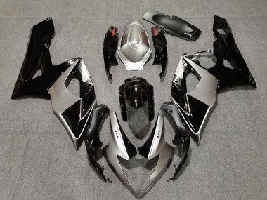 2005-2006 Argent & Noir Suzuki GSXR 1000 Carénage Moto
