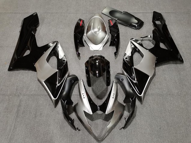 2005-2006 Argent & Noir Suzuki GSXR 1000 Carénage Moto 2005-2006 Argent & Noir Suzuki GSXR 1000 Carénage Moto
