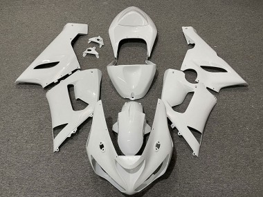 2005-2006 Blanc Brillant Kawasaki ZX6R Carénage Moto