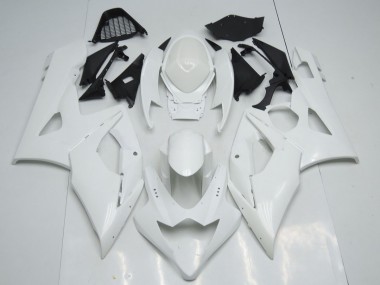 2005-2006 Blanc Brillant Suzuki GSXR 1000 Carénage Moto