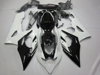 2005-2006 Blanc Noir & Argent Suzuki GSXR 1000 Carénage Moto