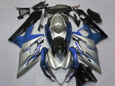 2005-2006 Bleu Argent & Noir Suzuki GSXR 1000 Carénage Moto