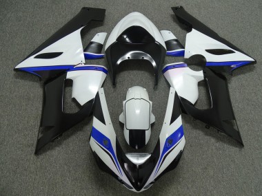 2005-2006 Bleu Blanc & Noir Kawasaki ZX6R Carénage Moto