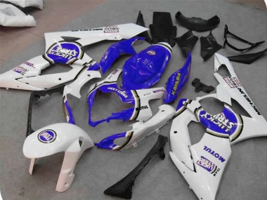 2005-2006 Bleu Lucky Strike Suzuki GSXR 1000 Carénage Moto