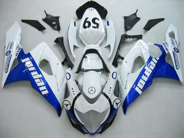 2005-2006 Blu Jordan Suzuki GSXR 1000 Carénage Moto