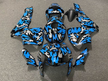 2005-2006 Camouflage & Bleu Honda CBR600RR Carénage Moto