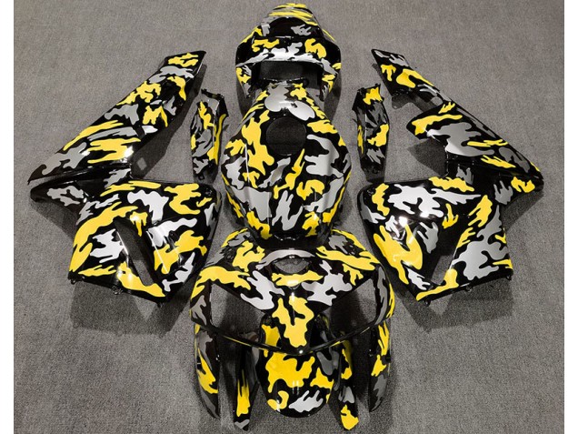 2005-2006 Camouflage & Jaune Honda CBR600RR Carénage Moto 2005-2006 Camouflage & Jaune Honda CBR600RR Carénage Moto