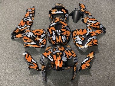 2005-2006 Camouflage & Orange Honda CBR600RR Carénage Moto