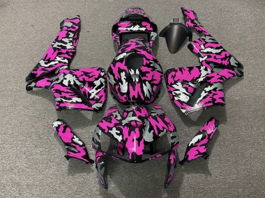 2005-2006 Camouflage & Rose Chaud Honda CBR600RR Carénage Moto