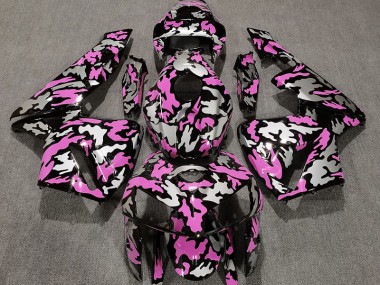2005-2006 Camouflage & Rose Clair Honda CBR600RR Carénage Moto