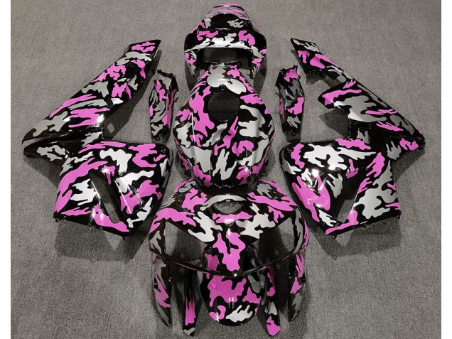 2005-2006 Camouflage & Rose Clair Honda CBR600RR Carénage Moto 2005-2006 Camouflage & Rose Clair Honda CBR600RR Carénage Moto