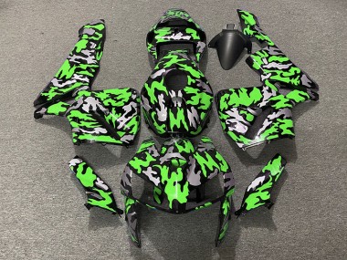 2005-2006 Camouflage & Vert Honda CBR600RR Carénage Moto