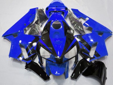 2005-2006 Design Bleu Brillant & Noir Honda CBR600RR Carénage Moto